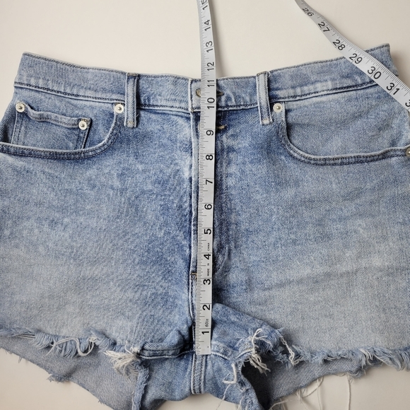 LUCKY brand relaxed jean short high rise frayed hem 30 - Picture 10 of 12
